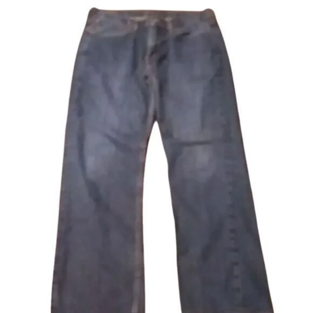 Classic Levi's 505 Regular Fit Straight Leg Jeans Dark Wash Denim‎